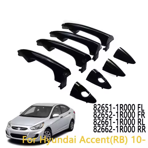 Front Rear Left Right Exterior Door Handle for Hyundai Accent 2012-2017 82651-1R000 82661-1R000 8365