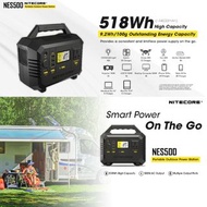 NITECORE Portable Outdoor Power Station NES500 便攜式戶外電源站