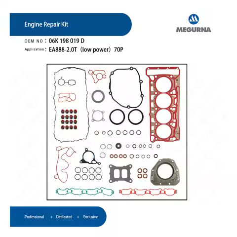 EA888 Gen3 Engine Part Cylinder Head Full Gasket set Repair Kit Fit 2.0T Gas for AUDI A1 A3 A4 A5 A6