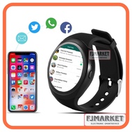 SMARTWATCH ANDROID D18 JAM HP PINTAR BISA WHATSAPP 4G ANDROID ANTI AIR TANPA KARTU SIM & MEMORY PRIA