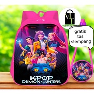 HUNTRIX KPOP DEMON HUNTER School Backpack/ KPOP DEMON HUNTER one compartment PREMIUM Quality
