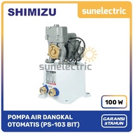 Shimizu PS-103 Pompa Air Dangkal (100 W) Daya Hisap 9 Meter Otomatis