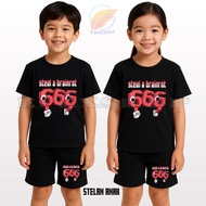 666 STEAL T-SHIRT SET BRAINROTa CHILDREN'S T-SHIRT STEAL SET BRAINROT 666a