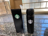 （全新）Starbucks x thermos 保溫杯 (黑色）