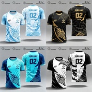 Falcon Badminton Jersey Quick Dry Breathable High Quality Fabric Full Sublimation Training Uniform C