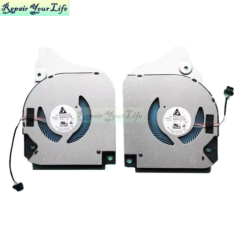 0F7N58 X4F3M GPU CPU Cooling Fans For Dell Inspiron Game Book 17 G7 7790 NS8CC08-18G29 NS8CC09-18G30