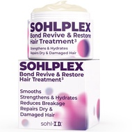 SOHLPLEX Bond Revive & Restore Treatment for Dry Damaged Hair, Deep Conditioning Mask for Frizzy & D