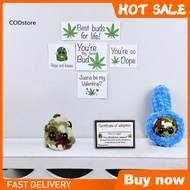 KDCOD* Stuffed Weed Toy Handmade Weed Nugget Plush Toy with Cards Cute Stuffed Doll for Kids Adults Perfect Desktop Decoration Ideal Birthday or Christmas Gift