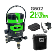 PRODIY 2 Line 3 Line 5 Line Green Laser Level 360° Rotary Automatic Lazer Level Line Adjustable G508