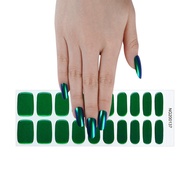 Strobe Mirror Gel Manicure Stickers 20 Finger Phototherapy Nail Stickers Lighting Nail Stickers Gel 