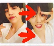 換 seventeen小卡 scoups小卡 有左換右