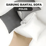 KATUN Plain Sofa Cushion Cover Size 40x40 45x45 50x50 cm | Premium Polymicro Cotton Sofa Cushion Cov