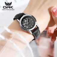 OPK Jam Tangan Wanita Anti Air Cewek Import Original Asli Elegan Simple Tali Jam Wangan Kulit Kalend