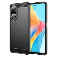 Ốp cho Oppo A17 A18 A38 A60 A3 Pro a3x A78 A79 A98 4G 5g vỏ điện thoại sợi carbon TPU mềm kinh doanh