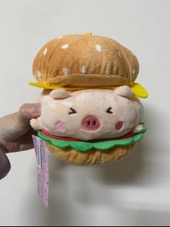 豬肉堡 漢堡 玩偶 娃娃 吊飾 速食漢堡 漢堡豬#把愛傳出去