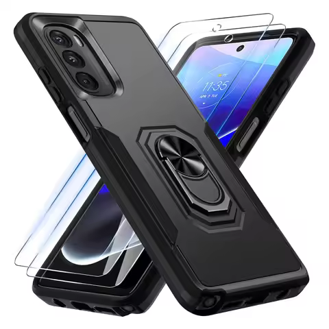 Fit Moto G Stylus 5G 2022 Protective Shockproof Case, Kickstand Hard Cover for Motorola G stylus 5G 