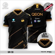 JERSEY Gaming Esports Baju Gaming Baju Game Mobile Legend Team RRQ printing 2022 MOBILE LEGEND Full Print Dan Sublime Gratis Tambah Nama dan Ganti Logo