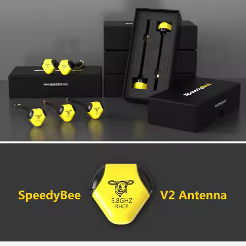 SpeedyBee Speedy Bee 5.8Ghz 2.8dbi V2 RHCP FPV Antenna SMA/ UFL/ MMCX/ MMCX-L Interface For FPV Raci