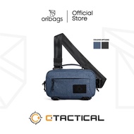 Ctactical CT5 Neo Sling Bag – ECOPAK EPX240 Denim | Urban EDC Crossbody Bag | Lightweight, Durable, 