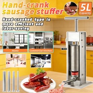 Manual Sausage Stuffer 5L Churros Maker Machine Stainless Steel Heavy Duty Manual Spanish Churrera C