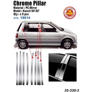 Perodua Kancil Chrome Pillar 8pcs