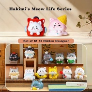【BLIND BOX】 Hakimi's Meow Life Cute Cat Resin Figure Desk Decoration Kucing Comel Collectible Toy盲盒