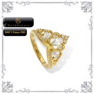 Cincin 916 Batu Swarovski / 22k Ring Swarovski Stone