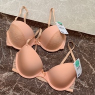 C&a Demi Coral Daydreamer Lacey Plunge Tshirt Bra Balconette Demi 3/4 Cup Fullcup 34B 34C 36A 36B 36