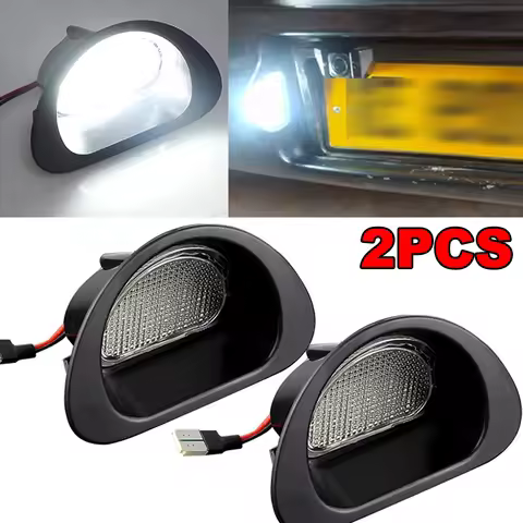 1/2pcs Canbus LED License Number Plate Light For Peugeot 107 05-14 For Citroen C1 MK I 05-13 Replace