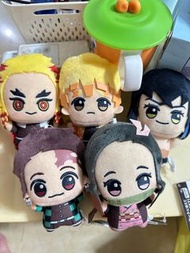 全新鬼滅之刃公仔 鬼滅之刃努努版幼稚版小可愛毛絨玩具掛件炭治郎彌豆子霞柱劇場版 figure kurumiSanrio，鬼滅 Pokemon Figure 扭蛋 chiikawa Disney cos