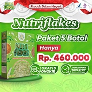 NUTRIFLAKES obat asam lambung &amp; GERD superfood umbi garut daun kelor