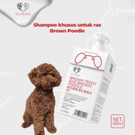 Petwish Dog Shampoo 500ML - Brown/Red Teddy Poodle - Dog Shampoo