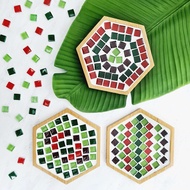 [Artzillions.sg] Mosaic Hexagonal Coaster Set