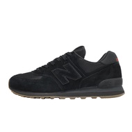 New Balance Casual Shoes 574 Men's Shoes Women's Shoes Black Red Suede Retro CNY Year of the Horse N