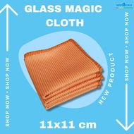 Lap Kaca Microfiber Mipacko Glass Magic Cloth Pembersih Cermin Kecil Motor Mobil Kaca Spion Komputer Laptop Smartphone Handphone LCD LED Monitor TV Televisi Cermin Jendela Panci Piring Gelas Dapur Kamar Mandi Toilet Meja Lantai Furniture Lemari Otomotif