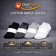 Dealpadu 1 Pair Comfortable Long Socks Cotton Breathable Office Sneaker Work Socks Stokin Panjang Se