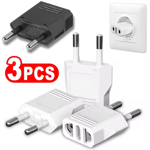 EU Adapter Travel Converter EU KR Plug Adapter Japan China US AU To EU Plug Euro Plug Electrical Ada