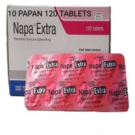 READY STOCK NAPA EXTRA 10 PAPAN 120 TABLETS...