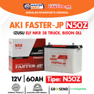 Aki Faster JP N50Z 12V 60Ah untuk Izusu ELF NKR 58 Truck BISON