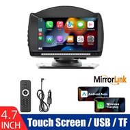 Universal 4.7 inch Car Radio Multimedia Video Player Wireless Apple Carplay Wired Android Auto Touch Screen For BMW VW KIA Toyot