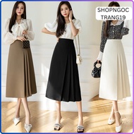 70cm Pleated A-Line Skirt_SHOPNGOCTRANG19_Office Fashion 2024_CV125NT