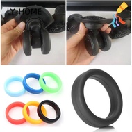 LY 2Pcs Rubber Ring, Silicone Thick Flat Luggage Wheel Ring, Durable Elastic Diameter 35 mm Stretchable Wheel Hoops Luggage Wheel