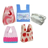 La Roche Pleated Cosmetic Bags And Mini Bags 1s Mamegoma Bag 1s Kitting Love Bag 1s  Ice Cream Pink 