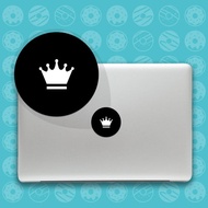 Decal Sticker Macbook Apple Macbook Logo Mahkota Crown Stiker Laptop