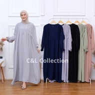 Gamis Syari Premium Dress Abaya Syari Muslimah Dress Abaya Premium