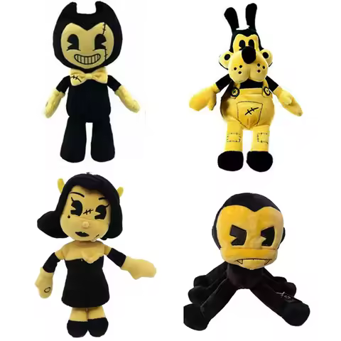 New Game Heavenly Machine Alice Angel Boris Wolf Edgar Plush 24CM Kids Stuffed Toys For Children Gif