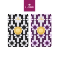 HABIB 1 Dinar 4.25g 999.9 Gold (Black/Purple)