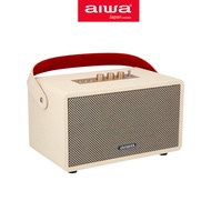 AIWA Retro Plus Pro Bluetooth Speaker ลำโพงบลูทูธพกพา SUPER BASS น้ำตาล