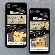 Sony Xperia XZ1 Cute Pikachu Case Cartoon Phone Casing Protective Cover