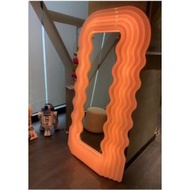 Jiajuwy.co Ultrafragola Mirror กระจกเต็มตัวพร้อมไฟนีออน 195*100*13cm Modern/Art orange